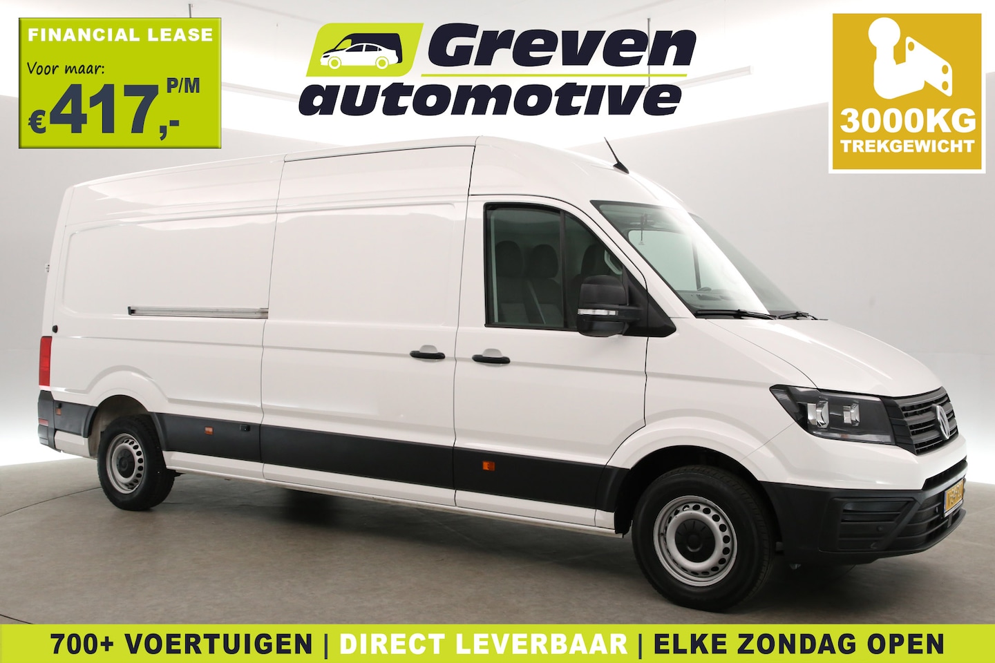Volkswagen Crafter - 2.0 TDI 177PK L4H3 | 3000KG Trekgew. | Aut. | Airco | Cruise | Camera | 3 Zits | Carplay | - AutoWereld.nl