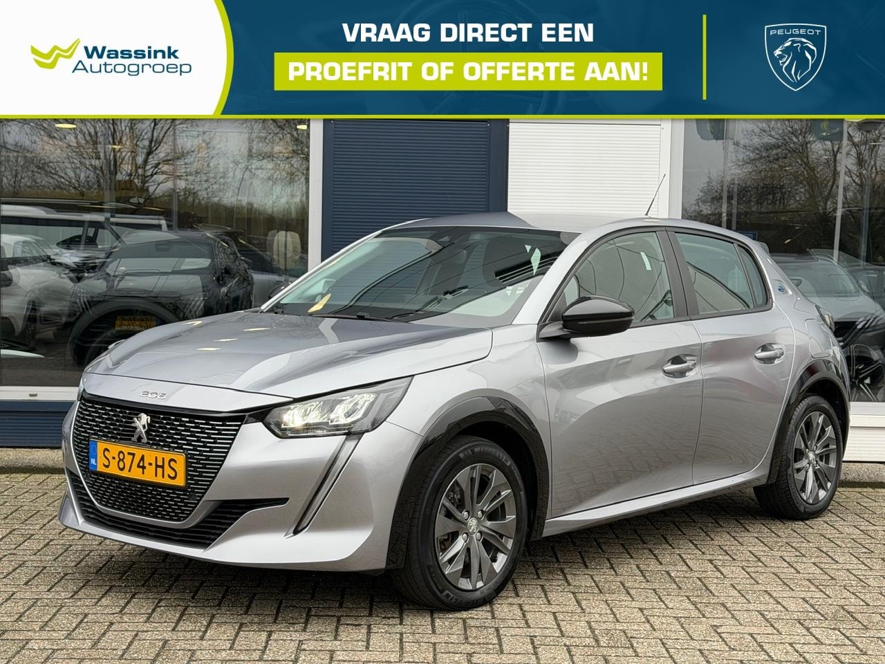 Peugeot e-208 - EV 50kWh 136pk Active Pack I 16 Inch I Apple Carplay-Andriod Auto | Cruise Control | Clima - AutoWereld.nl
