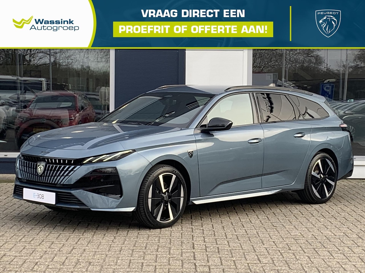 Peugeot e-308 SW - EV 58kWh 156pk GT | Stoelverwarming | Navigatie | 360 camera | Parkeersensoren | LED | Dir - AutoWereld.nl