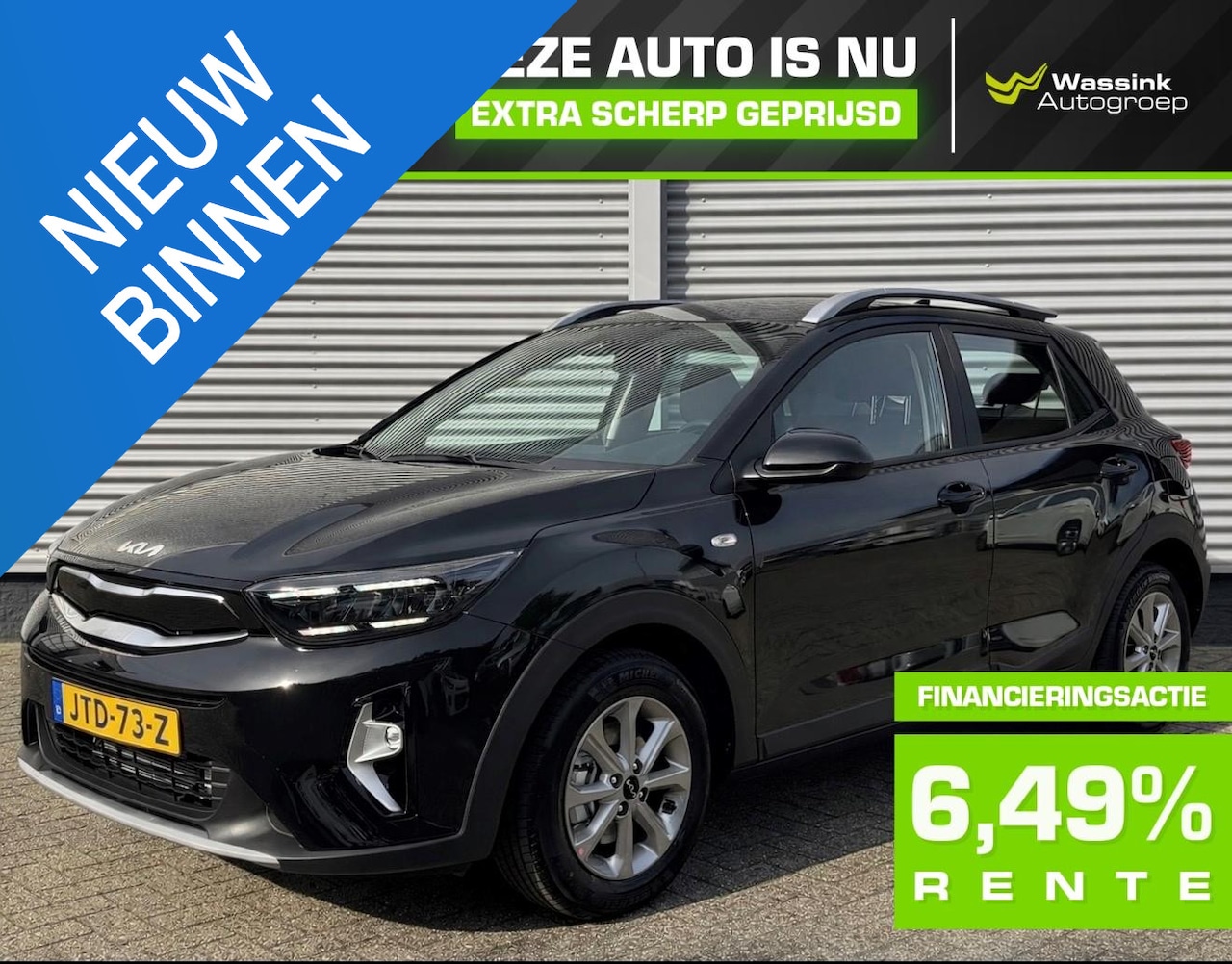 Kia Stonic - 1.0 T-GDi MHEV 100pk DynamicLine | Navigatie | Climate Control | Camera | - AutoWereld.nl