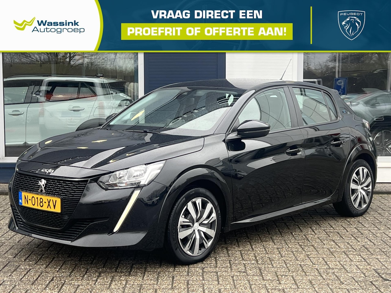 Peugeot e-208 - EV 50kWh 136pk Active | Cruise control | Climate conrol | LED | Key-less | Apple CarPlay | - AutoWereld.nl