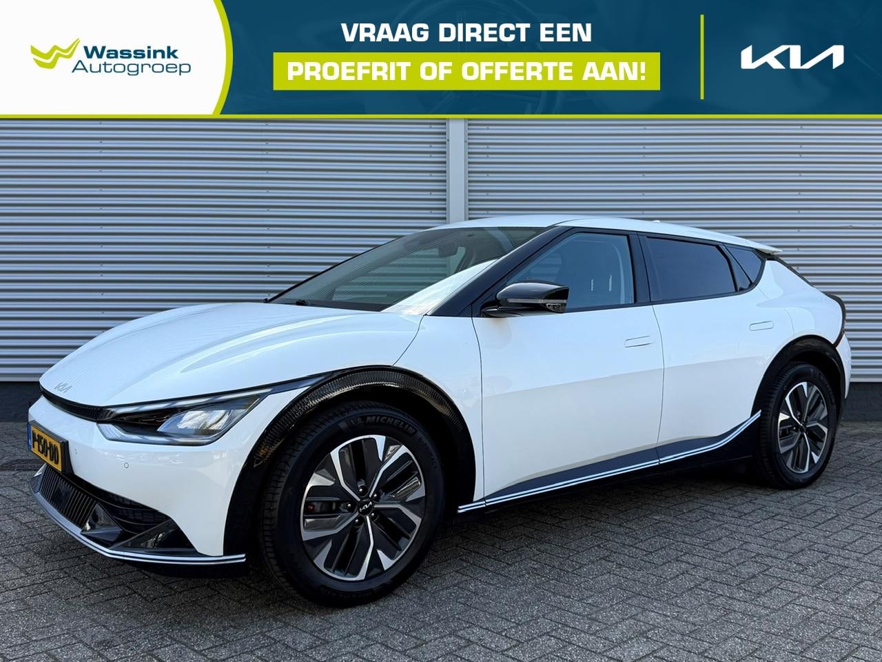 Kia EV6 - 77kWh 229pk RWD Plus I Lederen bekleding I SOH 95% I Navigatie - AutoWereld.nl