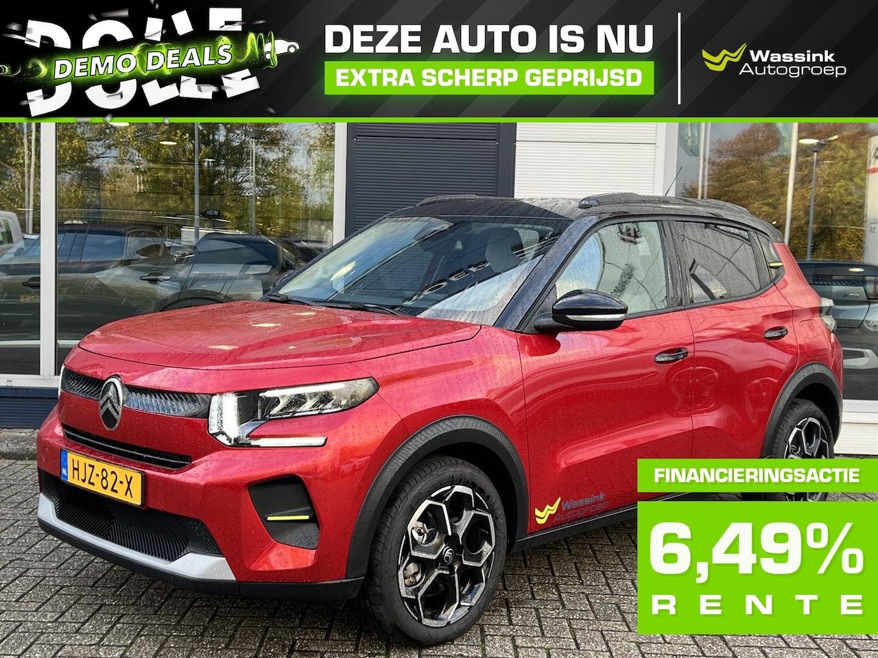 Citroën ë-C3 - DEMO DEAL | EV 44kWh 113pk Max | Navigatie | camera | Climate Control | Cruise Control | - AutoWereld.nl