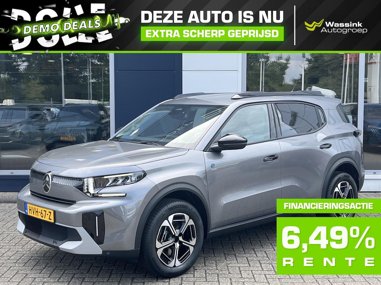 Citroën Ë-C3 Aircross - DEMO DEAL I EV 44kWh 113pk Max | Navigatie | Climate control | Cruise control | Parkeer ca - AutoWereld.nl