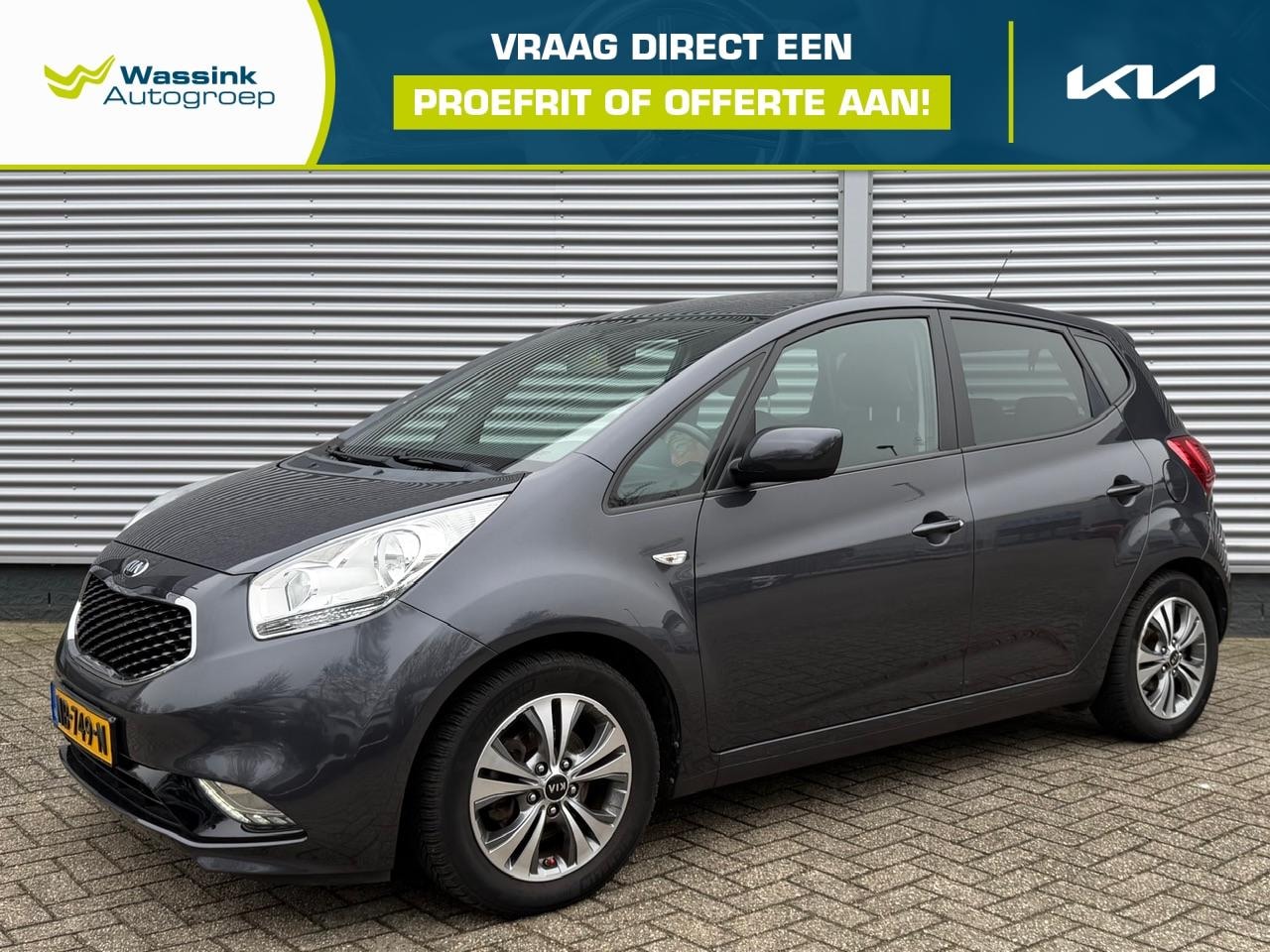 Kia Venga - 1.4 CVVT 90pk DynamicPlusLine I NL Auto I 1E Eigenaar I Navigatie I Camera I Cruise Contro - AutoWereld.nl