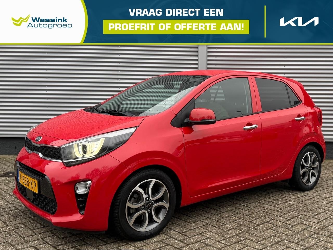 Kia Picanto - 1.0 DPi AMT 67pk 4-zits AUTOMAAT I DynamicPlusLine | Navigate | Climate Control | Cruise C - AutoWereld.nl