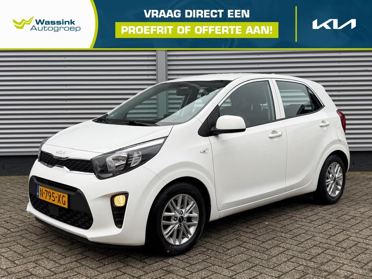 Kia Picanto - 1.0 DPi 67pk 4-zits DynamicLine | Apple Carplay/Android Auto | Camera | Cruise Control | - AutoWereld.nl