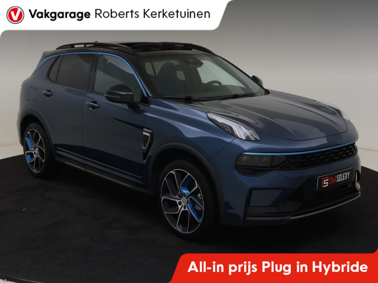 Lynk & Co 01 - 1.5 PHEV 261PK Zwarte hemel SOH 97% Panorama Navigatie Carplay - AutoWereld.nl