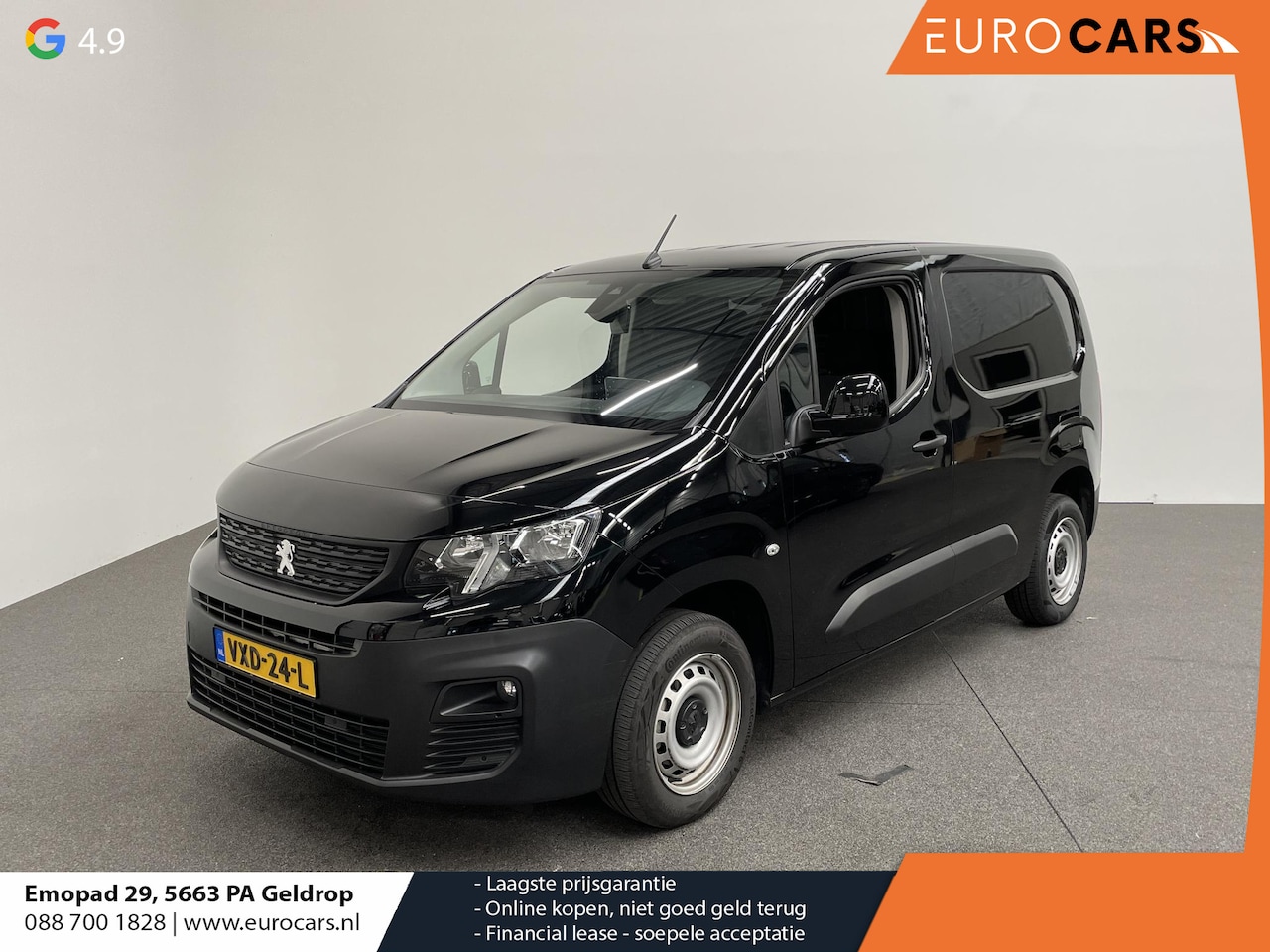 Peugeot Partner - 1.5 BlueHDi 100 S&S L1 Navi Airco Cruise Control PDC achter Camera 2-zits - AutoWereld.nl