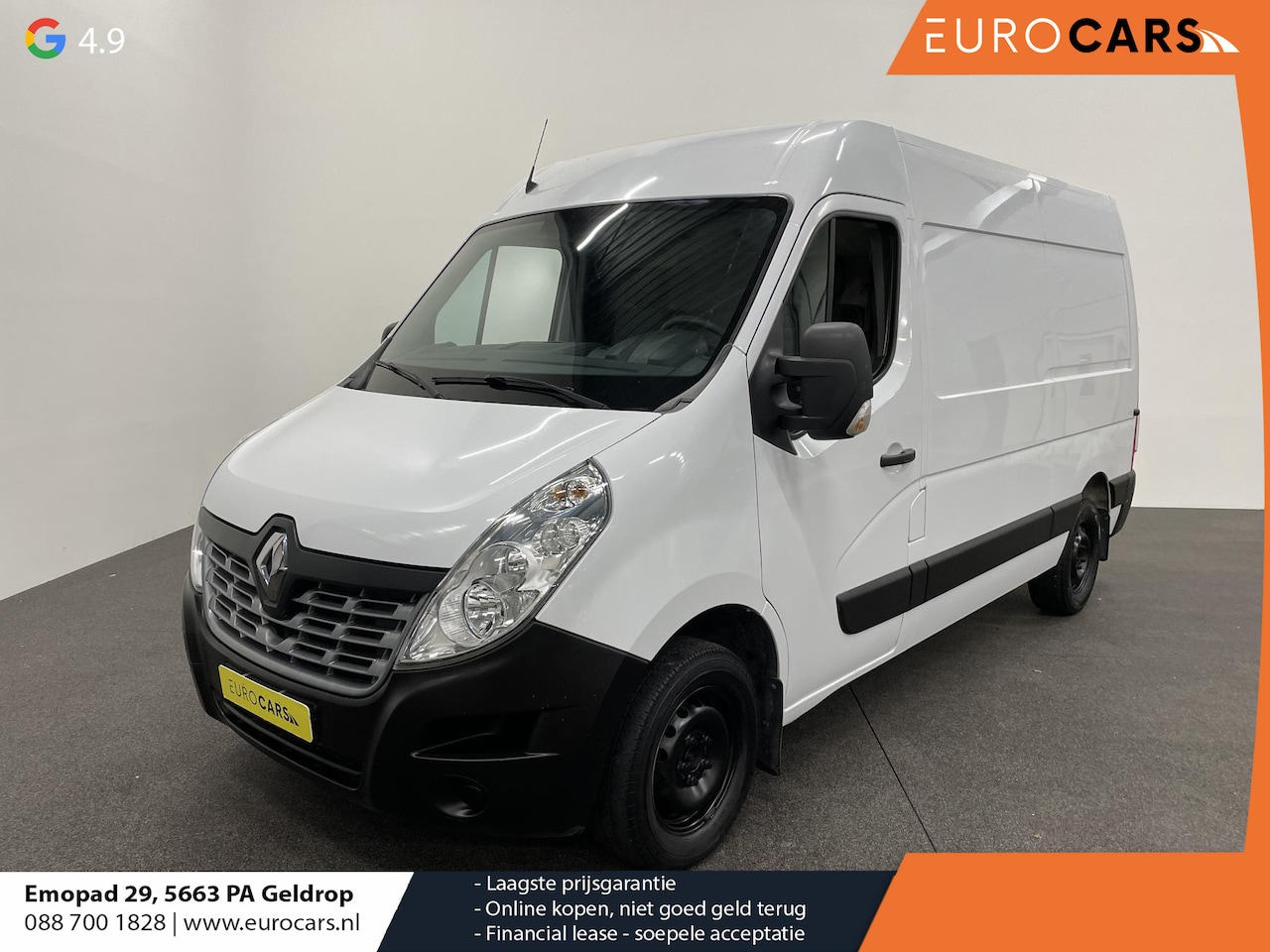 Renault Master - T35 2.3 dCi L2H2 130PK Airco Cruise Control Navigatie Parkeersensoren 2-zits - AutoWereld.nl