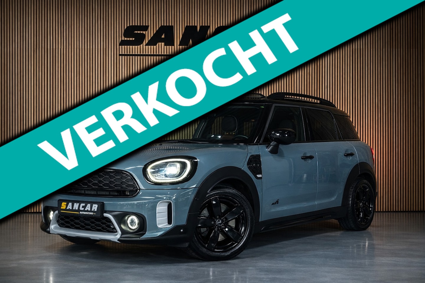 MINI Countryman - Mini 1.5 Cooper S E ALL4 NORTHWOOD SPECIAL EDITION|SAGE GREEN|PANO|HUD|CHESTER LEDER|e-ZET - AutoWereld.nl