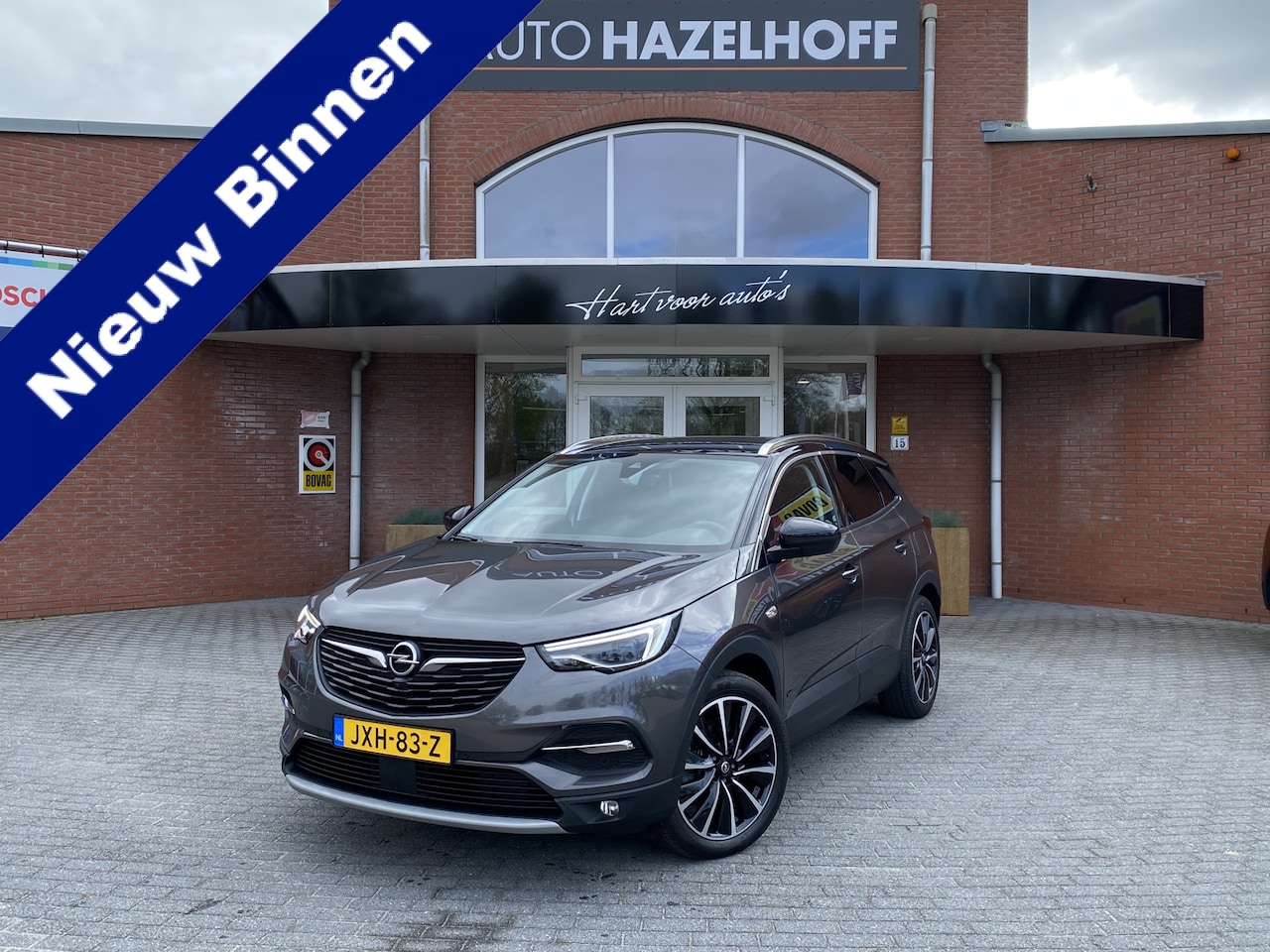 Opel Grandland X - 1.6 Hybrid 225pk Automaat |  Lederen bekleding | Stoelverwarming/Ventilatie | Clima | Crui - AutoWereld.nl