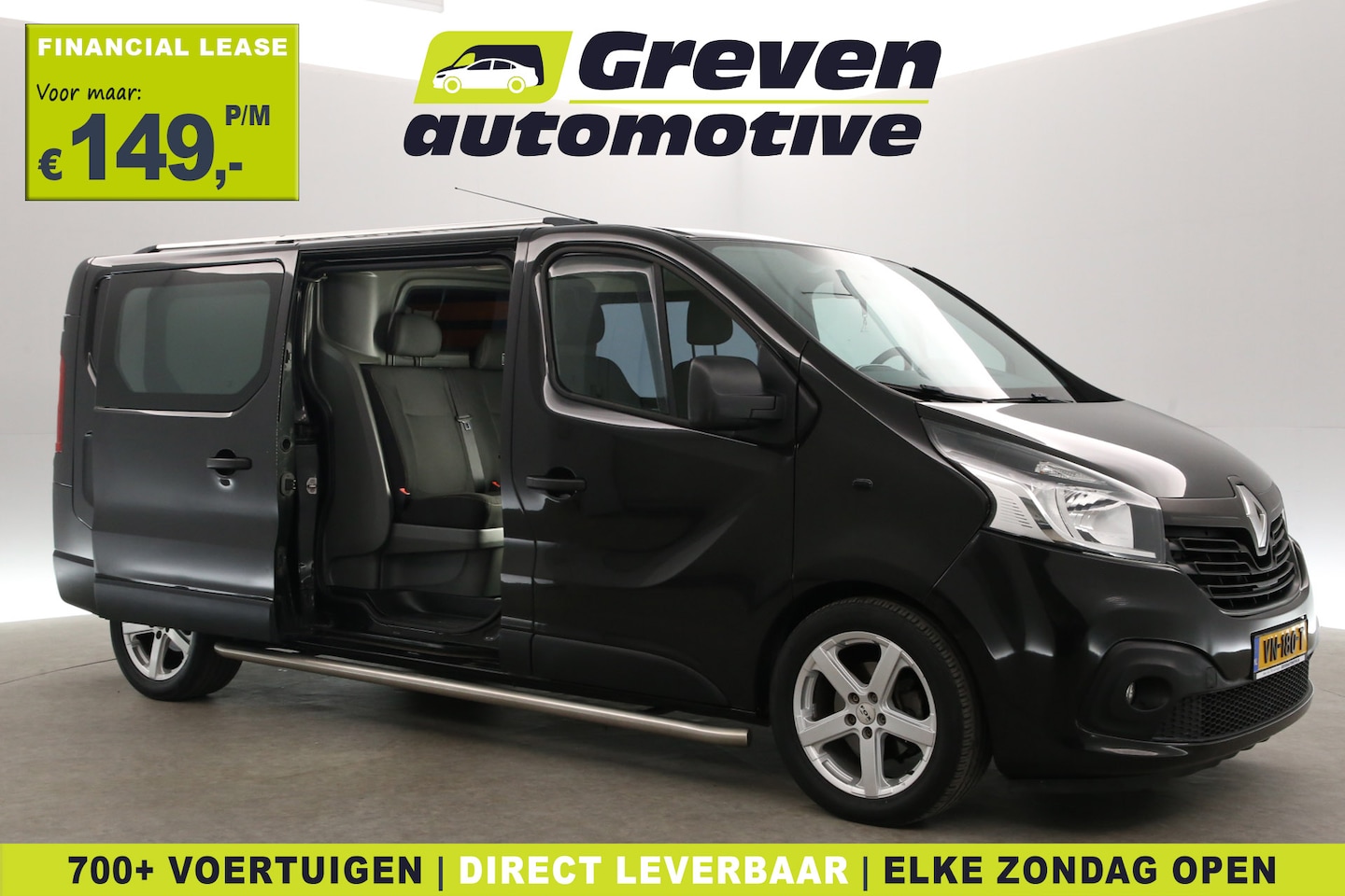 Renault Trafic - 1.6 dCi L2H1 | Dubbele Cabine | Airco | Cruise | Trekhaak | Navi | Parkeersens. - AutoWereld.nl
