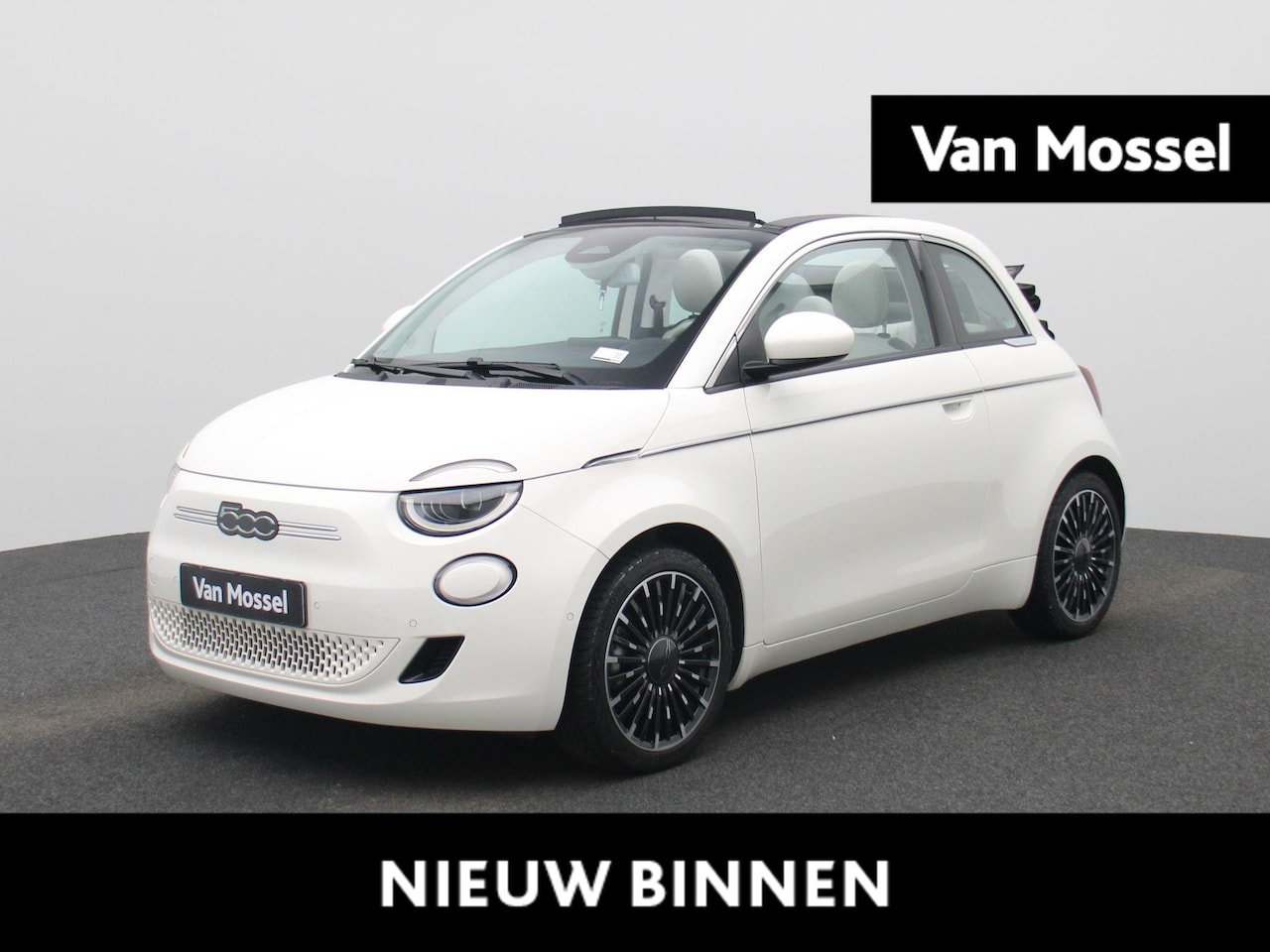 Fiat 500 C - 500e 42 kWh La Prima | ACC | Achteruitrijcamera | Stoelverwarming | Keyless | Climate Cont - AutoWereld.nl