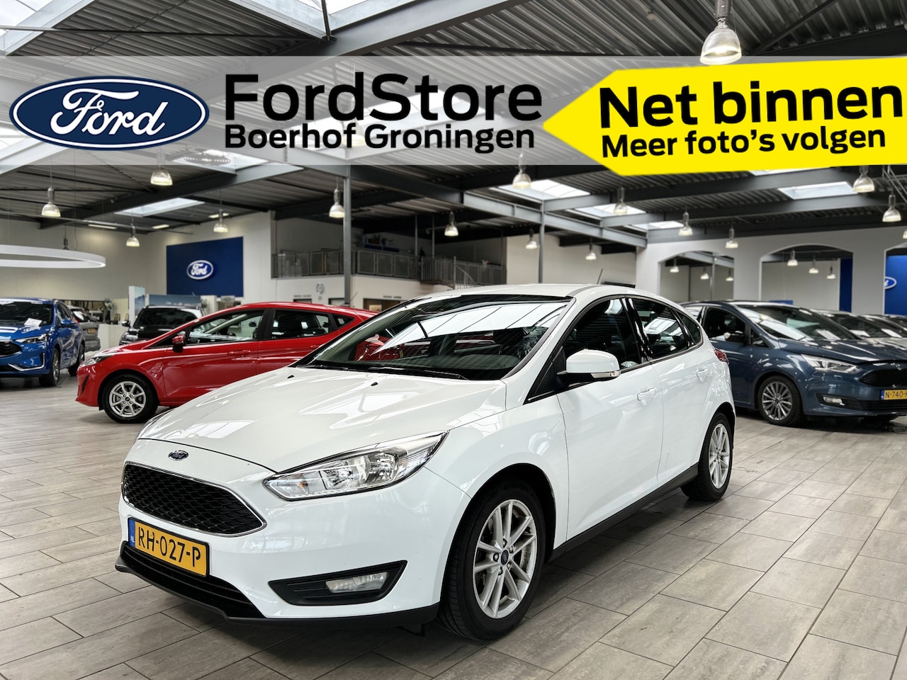 Ford Focus - Ecoboost 100pk Lease Edition | 100% onderhouden | Cruise | Parkeersens achter | Airco | Ap - AutoWereld.nl