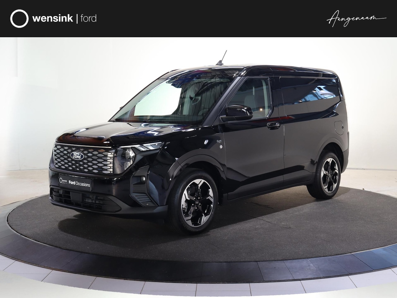 Ford Transit Courier - E-Transit Limited 44 kWh 17'' LICHTMETALEN VELGEN, WINTERPACK, CLIMATE CONTROL, ACHTERUITR - AutoWereld.nl