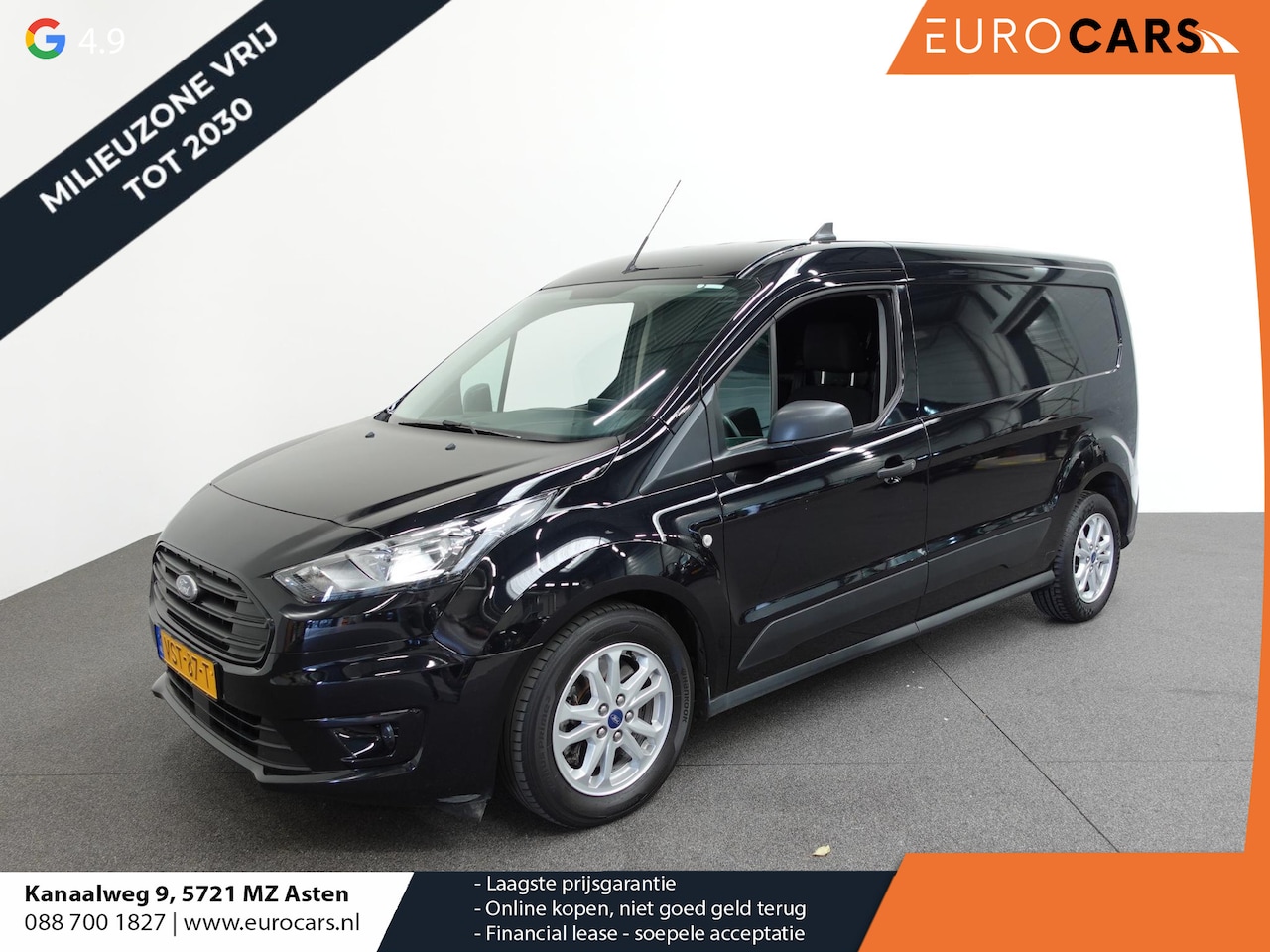 Ford Transit Connect - 1.5 EcoBlue Automaat L2 Trend Navigatie Airco Parkeersensoren achter Cruise Control 3Zits - AutoWereld.nl