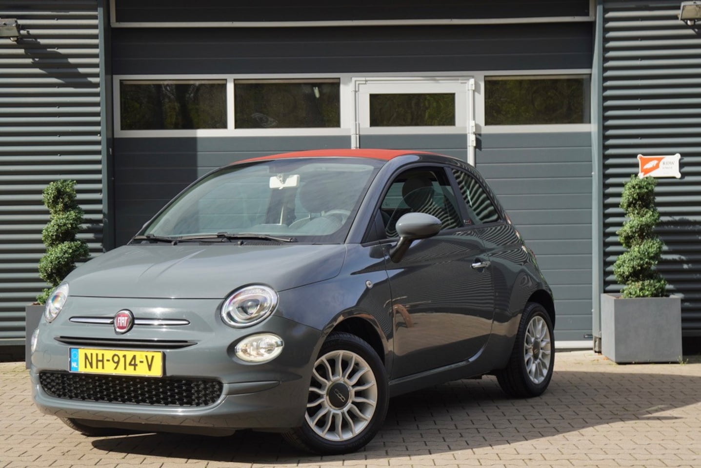 Fiat 500 C - 1.2 Popstar AIRCO LM VELGEN NARDO GREY - AutoWereld.nl