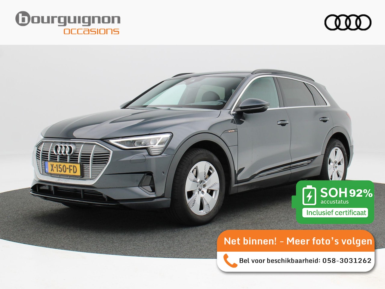 Audi e-tron - 55 quattro Business edition 95 kWh 408 Pk | Camera | Stoelverwarming | Sportstoelen | Clim - AutoWereld.nl