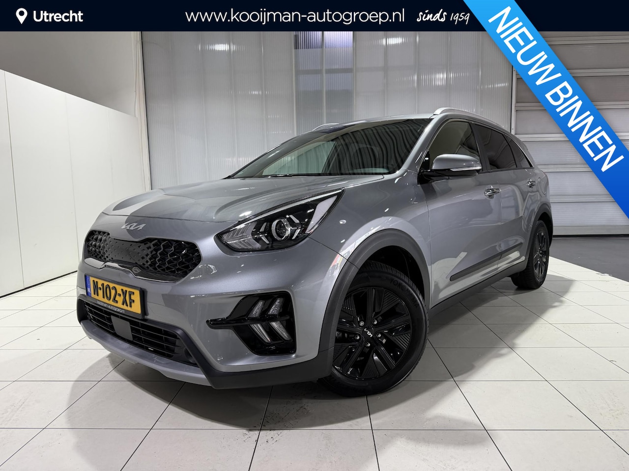 Kia Niro - 1.6 GDi Hybrid DynamicLine Trekhaak, Apple Carplay/Android Auto, Navigatie, Camera. - AutoWereld.nl