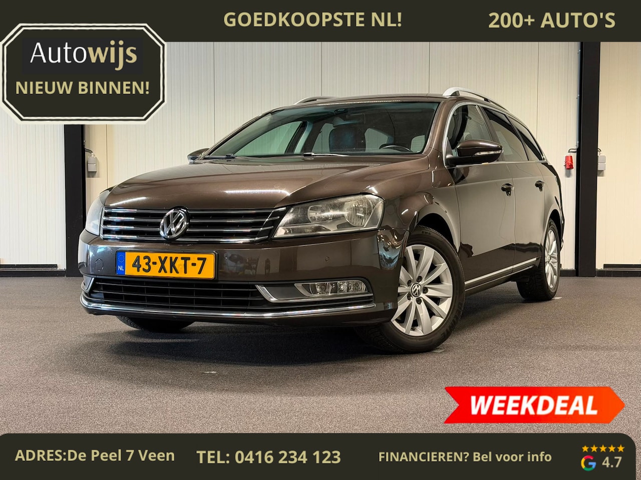 Volkswagen Passat Variant - 1.4 TSI Comfort Executive Line BlueMotion|AUT|LEDER|NAP|NAVI|PDC - AutoWereld.nl