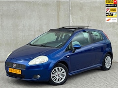 Fiat Grande Punto - 1.4 3DR 2008 Blauw PANORAMADAK|NAP|1E EIG