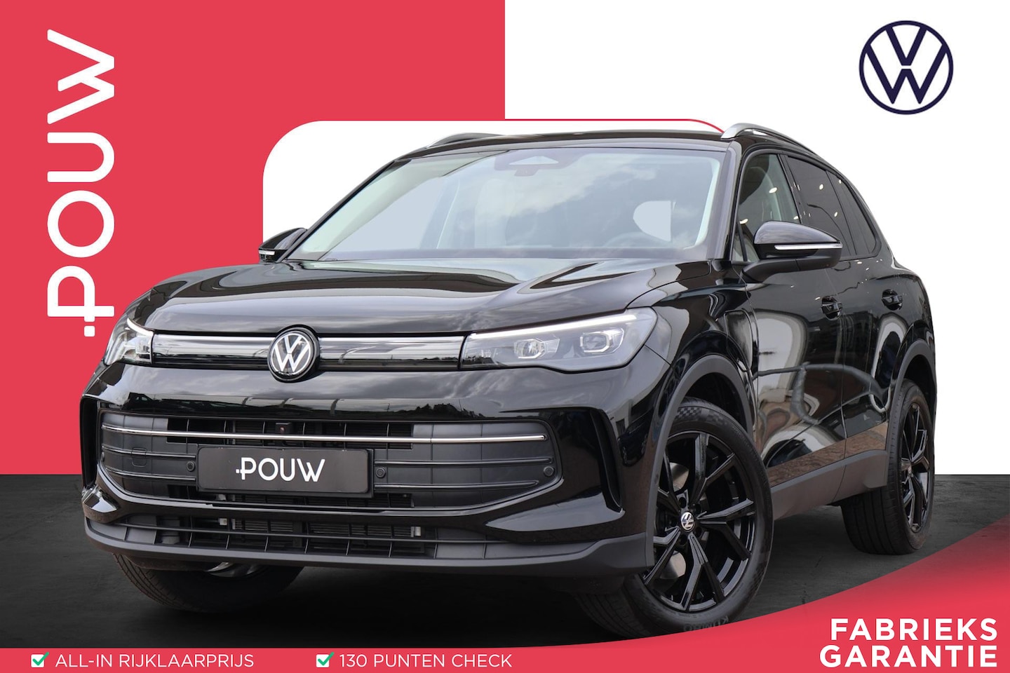 Volkswagen Tiguan - 1.5 eHybrid 204pk Life Edition | SoH 99% | Trekhaak | 360 Camera | Stuur & Stoelverwarming - AutoWereld.nl