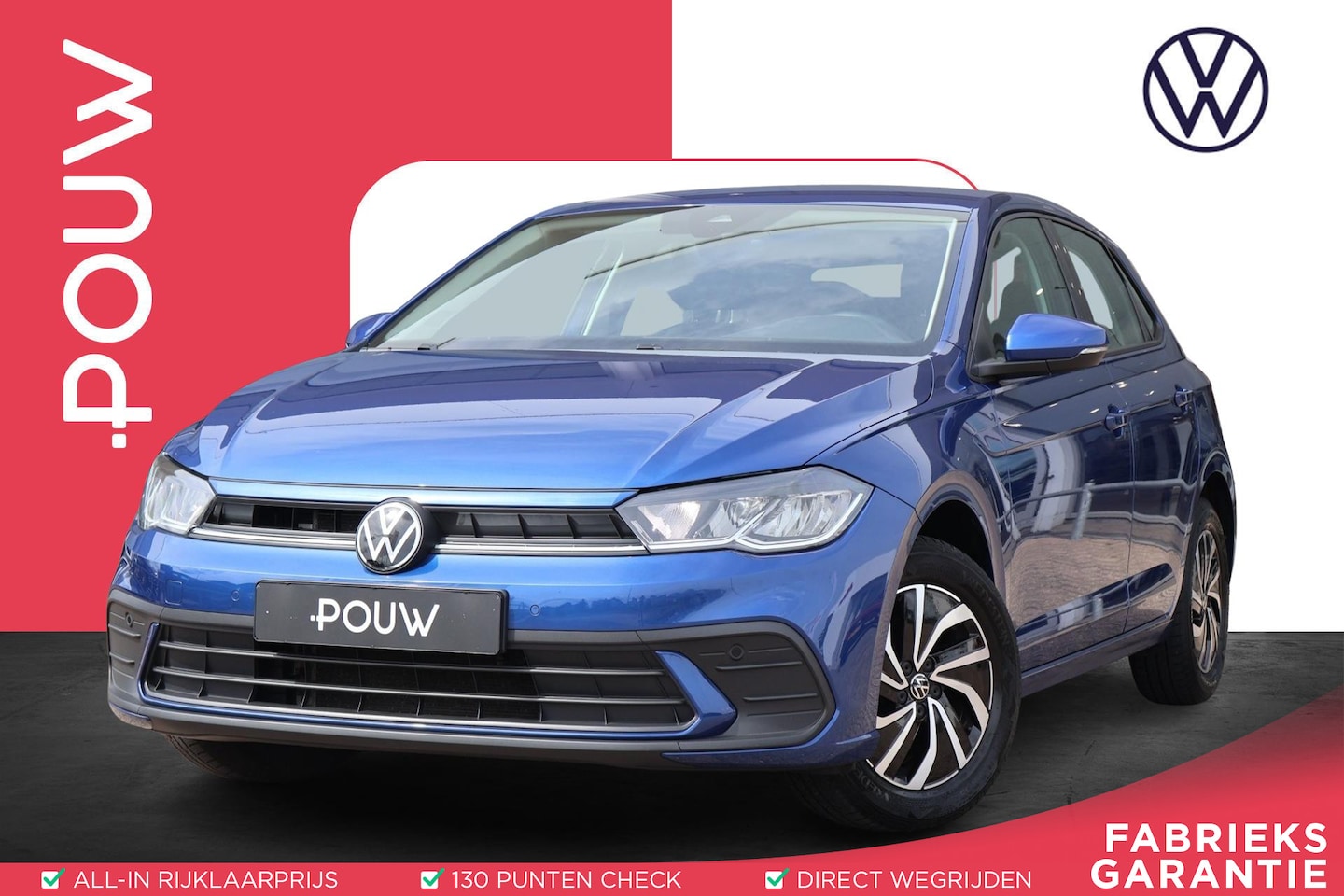 Volkswagen Polo - 1.0 TSI 95pk Life | Apple Carplay | Adaptive Cruise | PDC - AutoWereld.nl