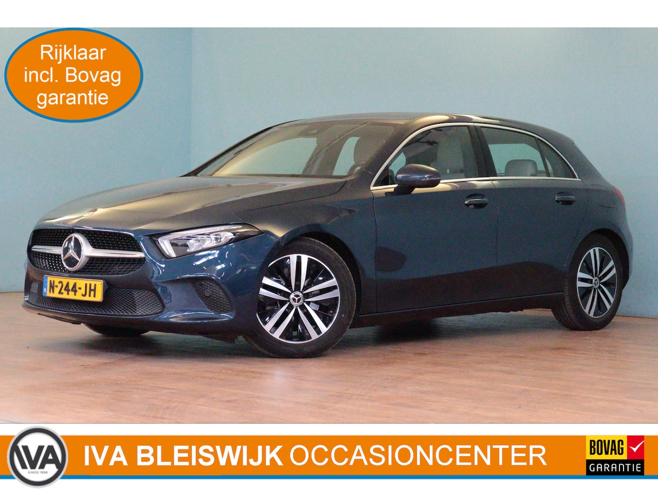 Mercedes-Benz A-klasse - 180 Business Solution Luxury | NAVI | CAMERA + PDC | LEER | STOELVERW | AMBIENT LIGHT | - AutoWereld.nl