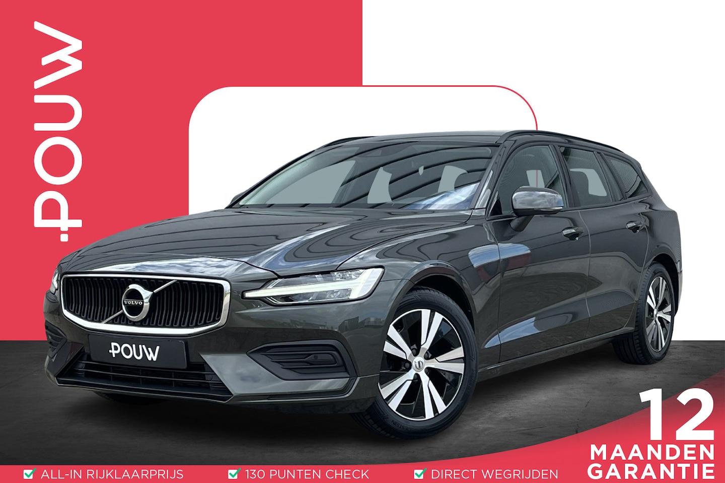 Volvo V60 - 2.0 B3 163pk AUT Momentum Advantage | Trekhaak | Leer | Camera - AutoWereld.nl