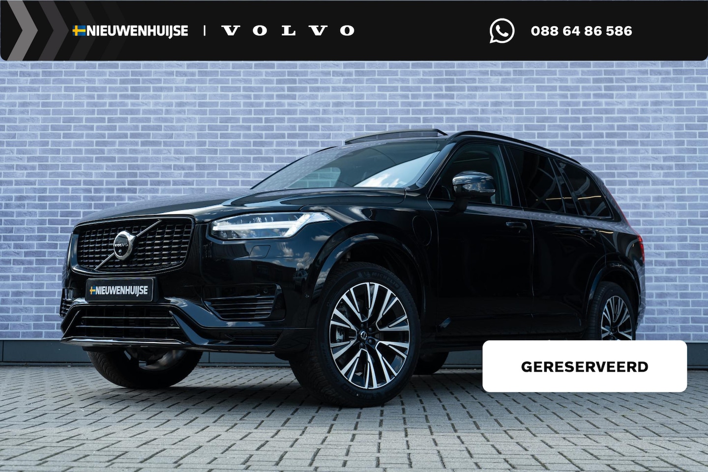 Volvo XC90 - 2.0 T8 Recharge AWD Ultimate Dark | Adaptieve Cruise Control | Panoramadak | Luchtvering | - AutoWereld.nl