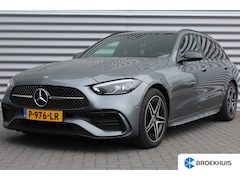 Mercedes-Benz C-klasse Estate - 300e 313PK AMG LINE AUTOMAAT / NAVI / LEDER / CLIMA / FULL-LED / PDC / 18" LMV / PANO. DAK