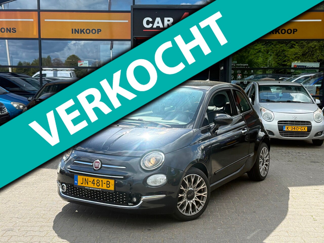 Fiat 500 - 0.9 TwinAir Turbo Lounge PANO/CRUISE/PDC/CLIMA/VOL OPTIE/RIJDT PERFECT/RONDOM GEBRUIKERSSP - AutoWereld.nl