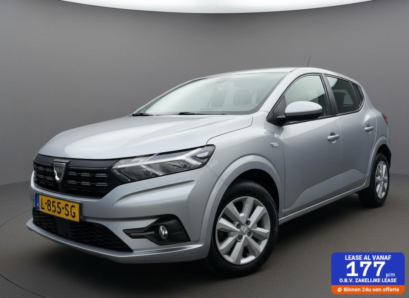Dacia Sandero - 1.0 TCe LPG G3 Carplay Cruise Led NL Auto 2021 Zeer Zuinig Eerste Eigenaar Perfecte Staat - AutoWereld.nl