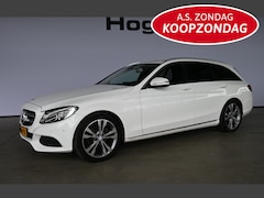 Mercedes-Benz C-klasse Estate - 180 Prestige Clima Navigatie LED Trekhaak Stoelverwarming Rijklaarprijs Inruil Mogelijk
