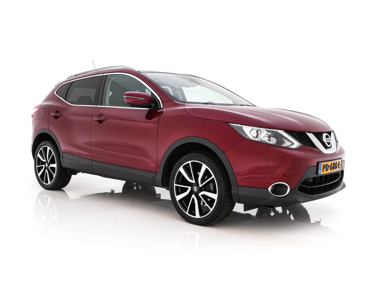 Nissan Qashqai - 1.2 Tekna *PANO | FULL-LEATHER | TOP-VIEW | BLIND-SPOT | NAVI-FULLMAP | HEATED-COMFORTSEAT - AutoWereld.nl