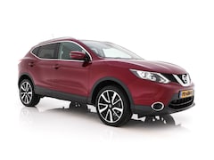 Nissan Qashqai - 1.2 Tekna *PANO | LEATHER | TOPVIEW | BLINDSPOT | LED-LIGHTS | NAVI-FULLMAP | HEATED-COMFO