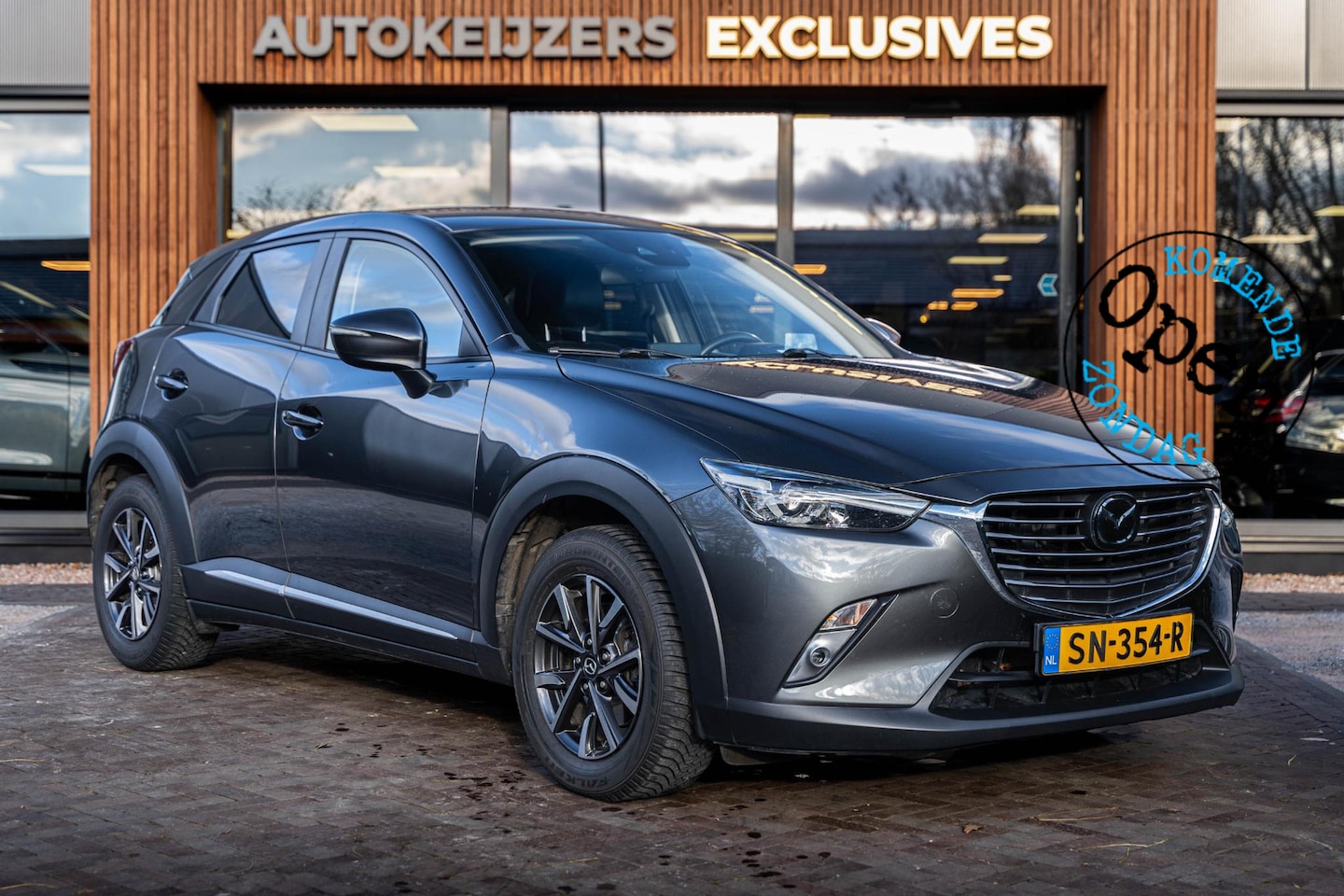 Mazda CX-3 - 2.0 SkyActiv-G 120 GT-M Leer stoelverwarming Navi automaat - AutoWereld.nl