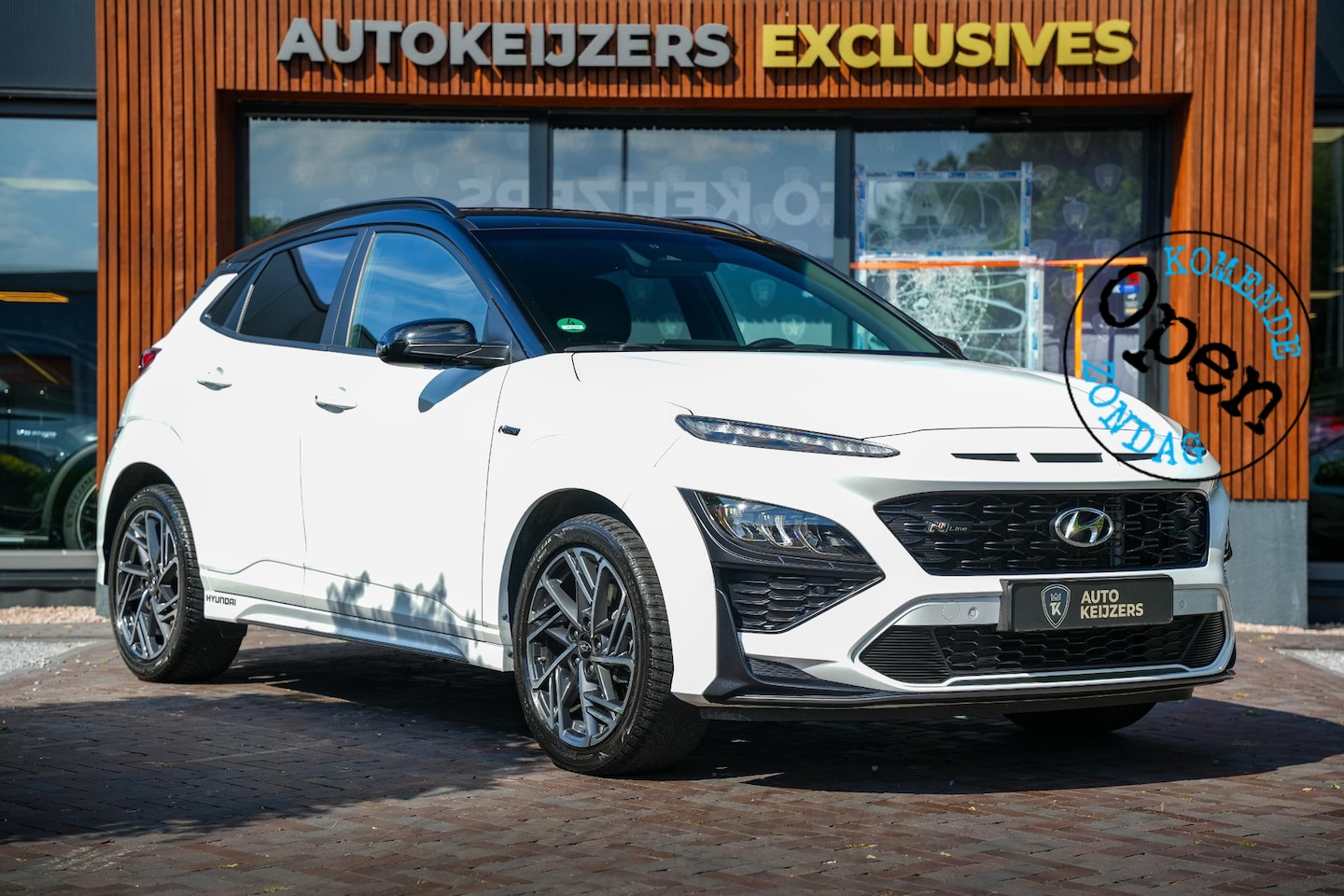 Hyundai Kona - 1.6 T-GDI N-Line Camera Stoelvent. Stuurverw DAB+ Navigatie Keyless 200pk! N Line - AutoWereld.nl