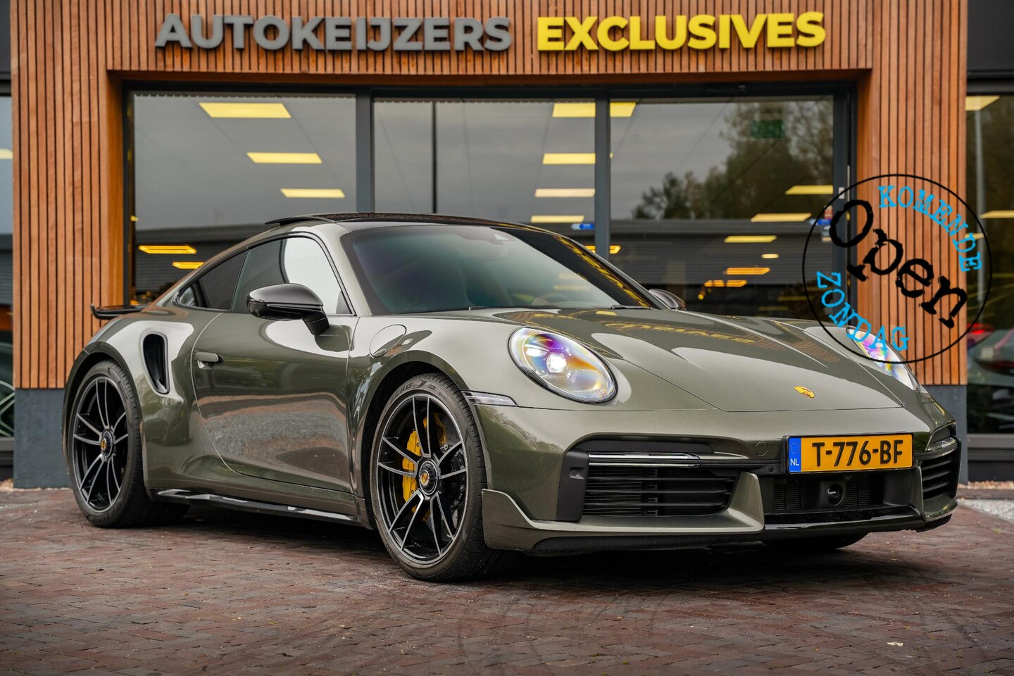 Porsche 911 - 3.8 Turbo S Aerokit Keramisch Schuifdak Burmester Keyless Liftsysteem Sportchrono 21''LM - AutoWereld.nl
