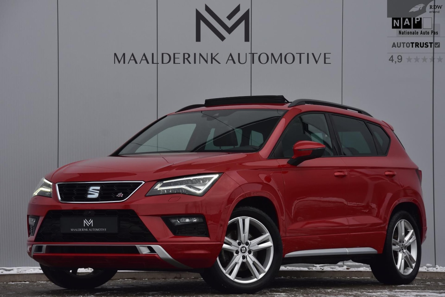 SEAT Ateca - 1.4 EcoTSI DSG FR 4DRIVE Panodak, 360Cam, Keyless, Stoelverwarming, Led - AutoWereld.nl