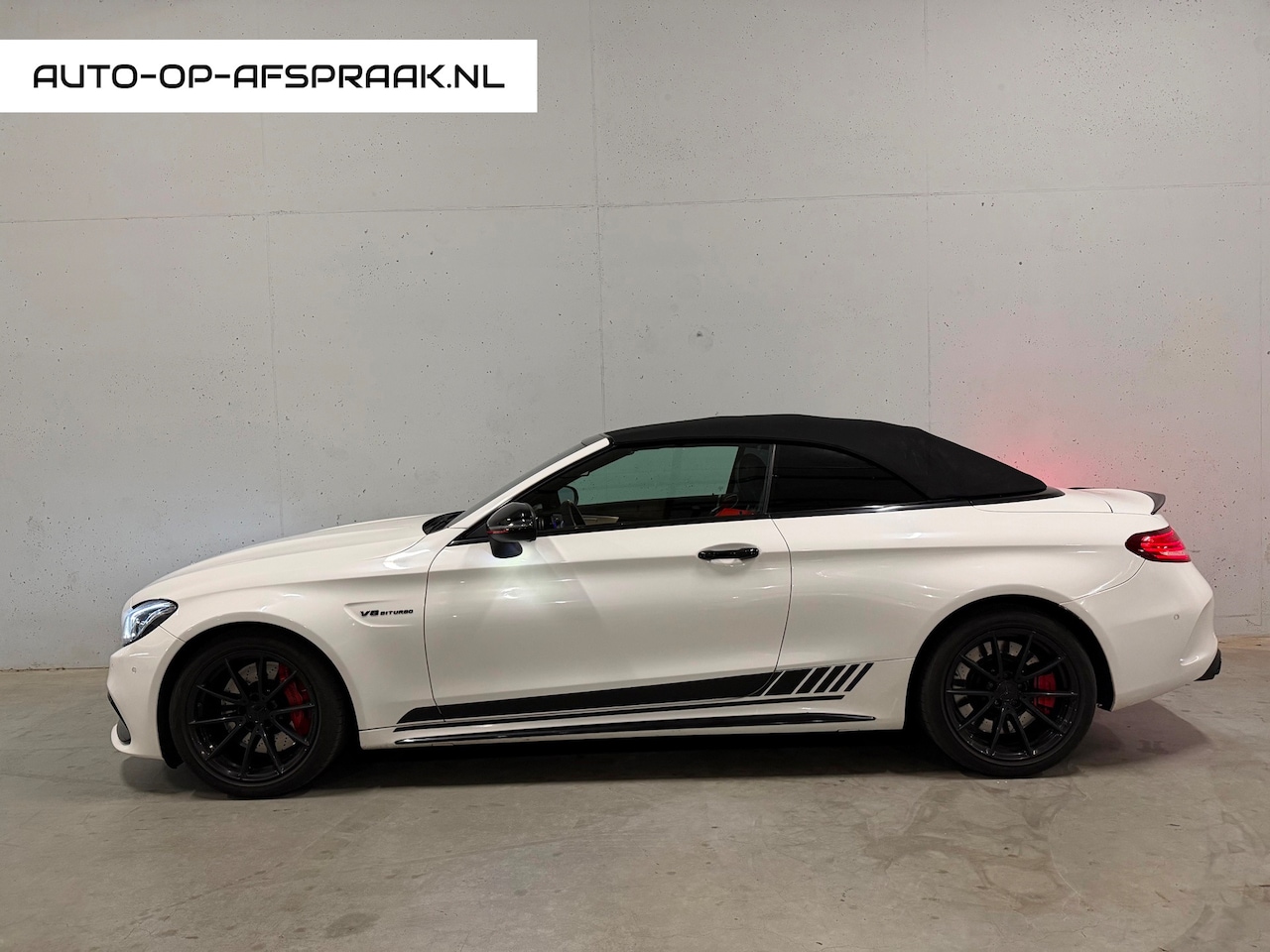 Mercedes-Benz C-klasse Cabrio - AMG 63 Burmester Clima Leer - AutoWereld.nl