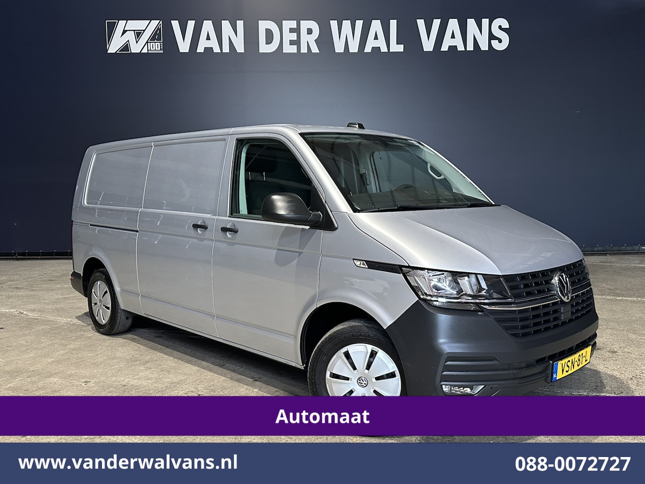 Volkswagen Transporter - 2.0 TDI 150pk Automaat L2H1 Euro6 Airco | Navigatie | Apple Carplay | 2500kg Trekhaak | Cr - AutoWereld.nl