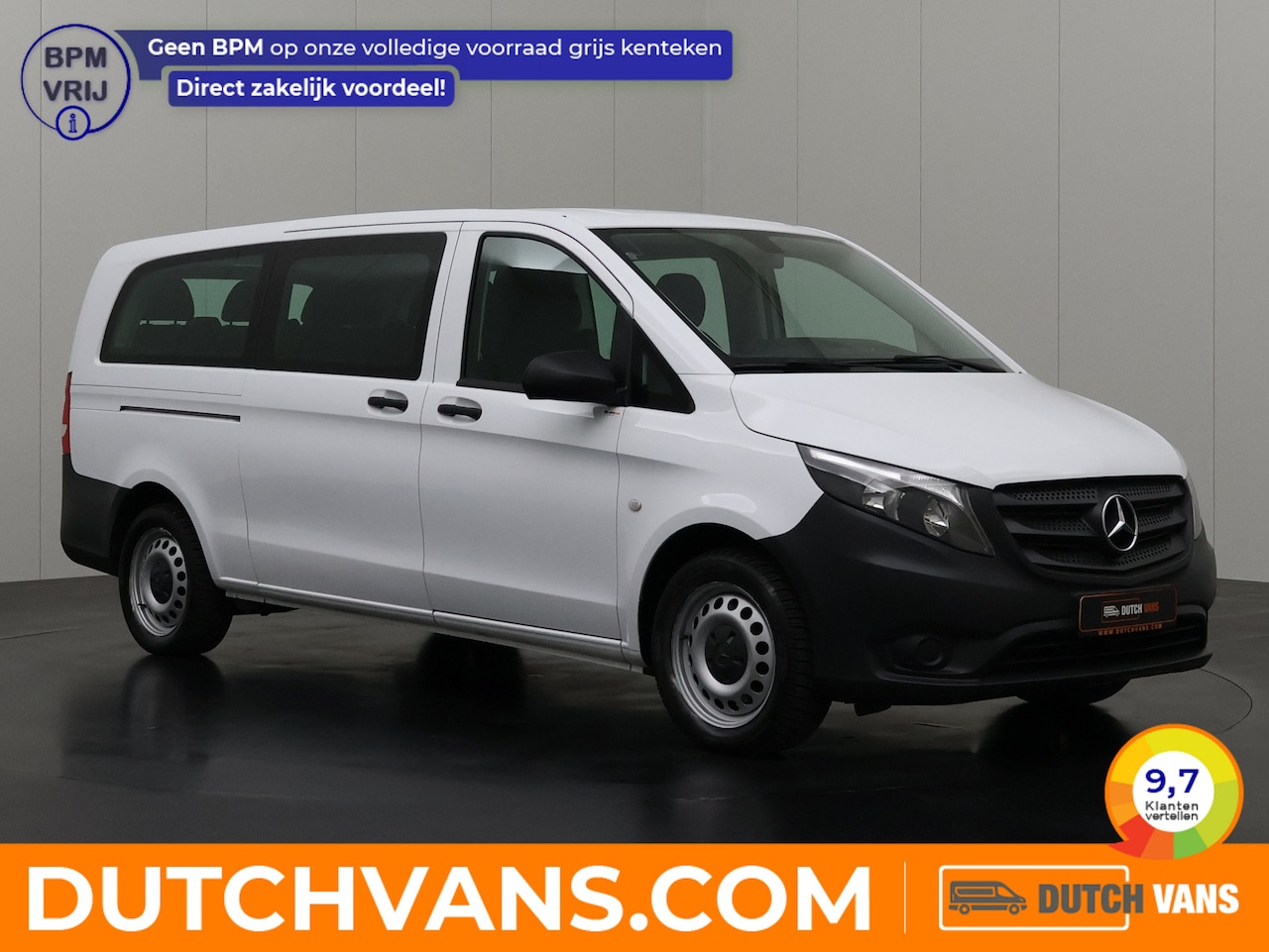 Mercedes-Benz Vito - Automaat Personenbus | 9-Persoons | Extra Lang | Prijs incl BTW € 29.950,-- | Airco | Crui - AutoWereld.nl