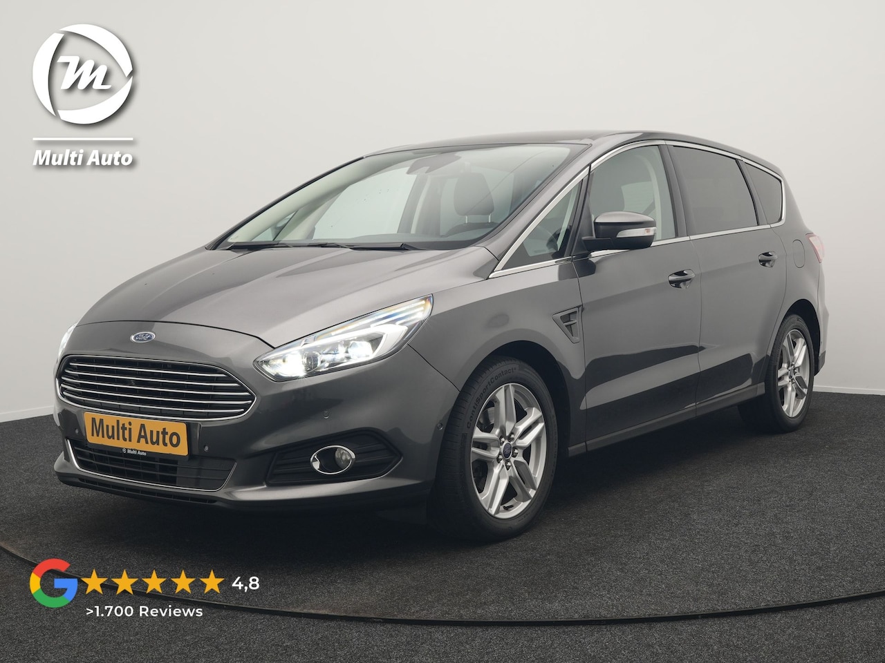 Ford S-Max - 2.0 Titanium 7 Persoons 241pk Dealer O.H. | 360 Camera | Stoelen & Stuur Verwarmd | LED Ko - AutoWereld.nl
