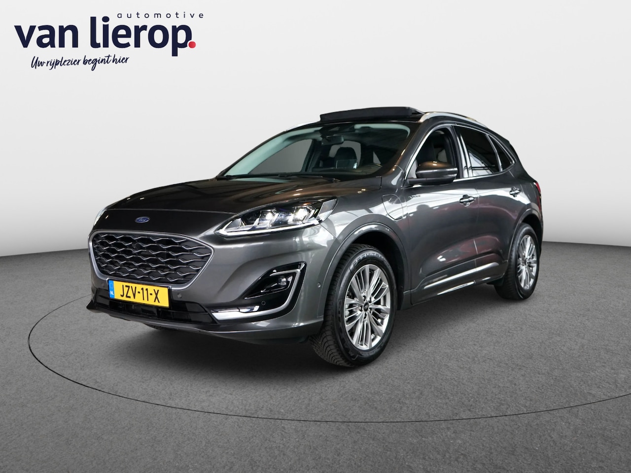 Ford Kuga - 2.5 PHEV Vignale|PANO|LEDER|STOEL/STUURVERW|CAMERA|TREKHAAK - AutoWereld.nl