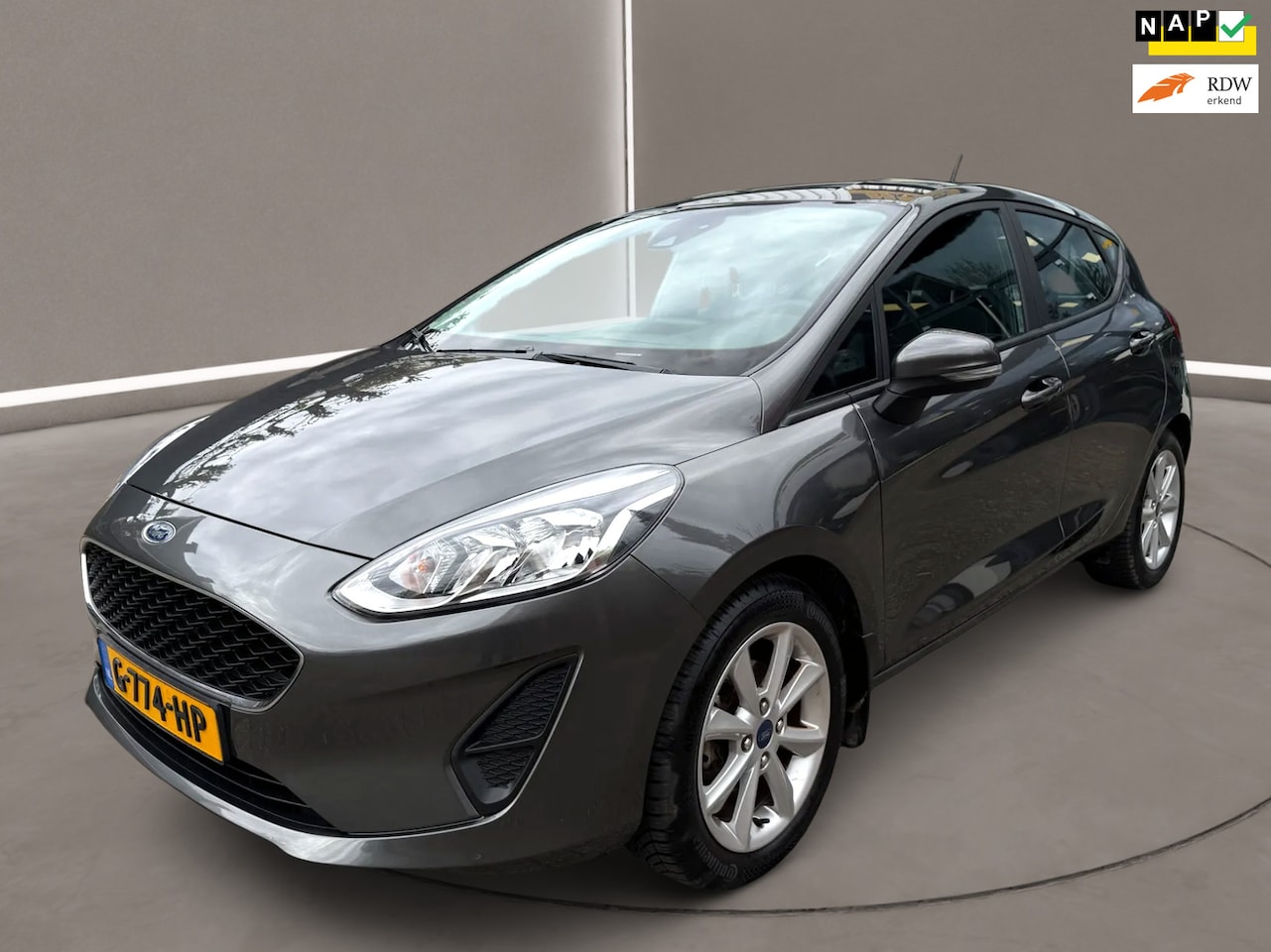 Ford Fiesta - 1.1 Trend 85 Pk 5 deurs Airco Navi Pdc 108 dkm Nap 1e Eig. - AutoWereld.nl