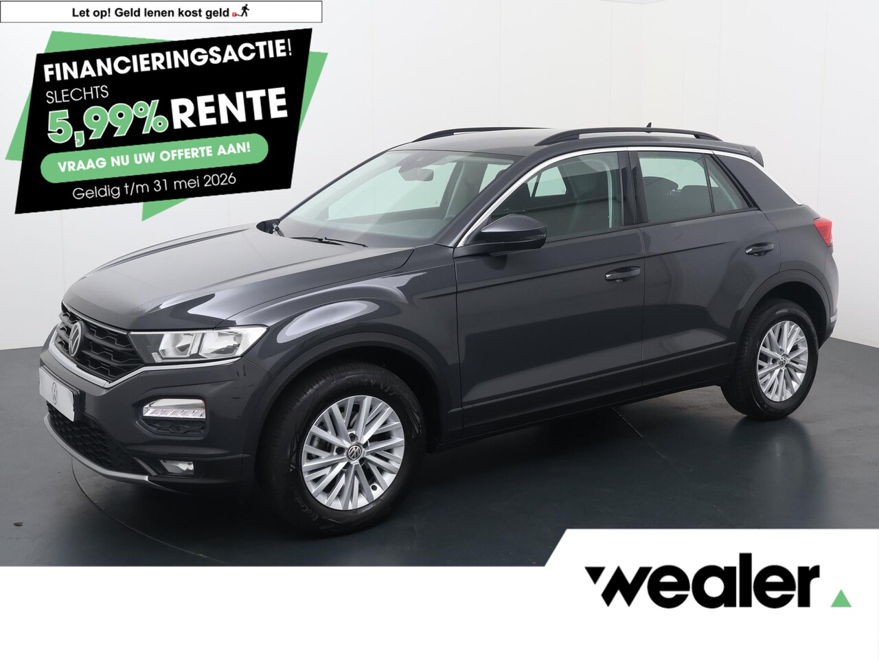 Volkswagen T-Roc - 1.5 TSI Style | 150 PK | LED verlichting | Adaptive cruise control | Airco | Lane assist | - AutoWereld.nl