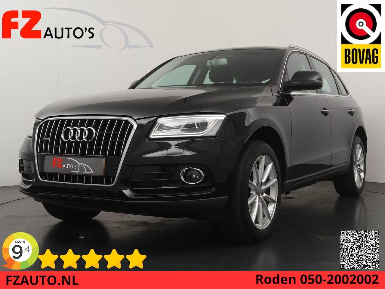 Audi Q5 - 2.0 TFSI quattro Sport Edition - Navigatie - Leder - Stoelverwarming - Standkachel - Trekh - AutoWereld.nl