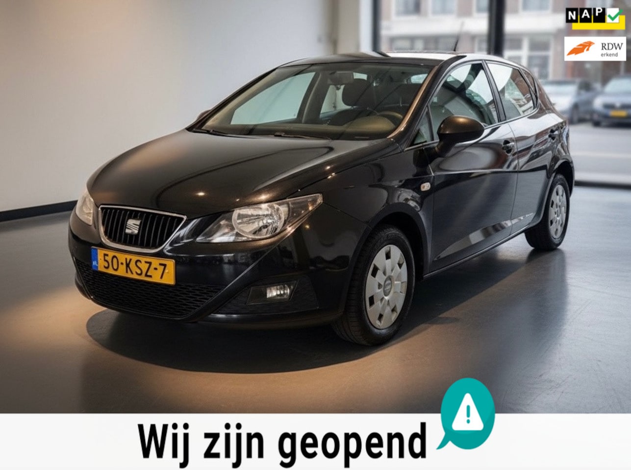 SEAT Ibiza - 1.2 Club-airco-elek ramen-4 nieuwe banden-nette auto - AutoWereld.nl